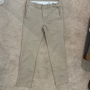 Boys Crew Cuts size 14 slim khakis